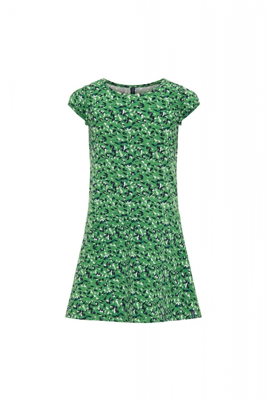 Jersey - Kleid - leaf